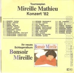 [Pochette de Der clochard (Mireille MATHIEU) - verso]