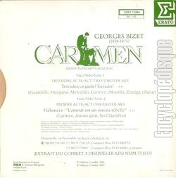 [Pochette de Carmen (B.O.F.  Films ) - verso]