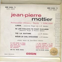 [Pochette de Linda (Jean-Pierre MOTTIER) - verso]