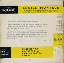 [Pochette de Ma gosse  moi (Lucien MONTELS) - verso]