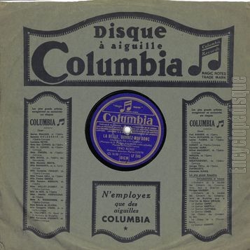 [Pochette de Paula GREEN et son orchestre -  Tico-tico / What a difference a day made  (Columbia LF)]