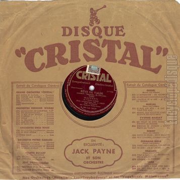 [Pochette de Rve de valse / La mazourka bleue (78 tours  Cristal )]