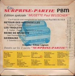 [Pochette de Surprise-partie PBM n11 (Csar LIGNON) - verso]