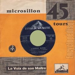 [Pochette de Petite aux yeux si doux / L’oiseau bless (Maria CANDIDO)]