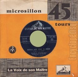 [Pochette de Petite aux yeux si doux / L’oiseau bless (Maria CANDIDO) - verso]