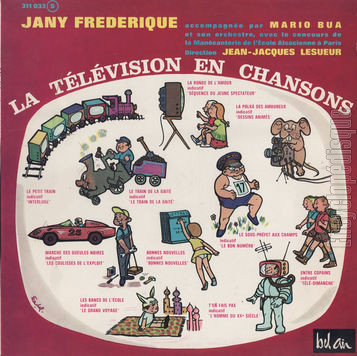 [Pochette de La tlvision en chansons (Jany FRDRIQUE)]
