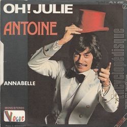 [Pochette de Oh ! Julie (ANTOINE) - verso]