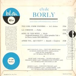 [Pochette de The girl from Ipanma (Andr BORLY (Auteur-Compositeur)) - verso]