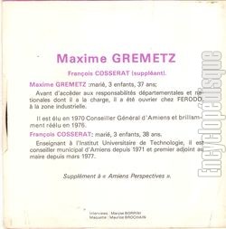 [Pochette de En direct avec le candidat du Parti Communiste franais Maxime Gremetz (POLITIQUE, SOCIAL) - verso]
