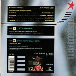 [Pochette de J’attendrai (remix 90’) (Claude FRANOIS) - verso]