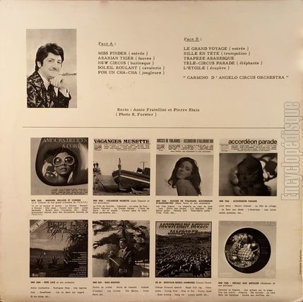 [Pochette de Circus panorama (Carmino d’ANGELO) - verso]