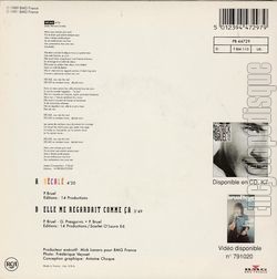 [Pochette de Dcal (Patrick BRUEL) - verso]