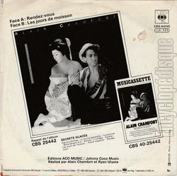 [Pochette de Rendez-vous (Alain CHAMFORT) - verso]