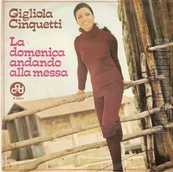 [Pochette de La domenica Andando Alla Messa (Gigliola CINQUETTI)]