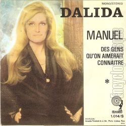 [Pochette de Manuel (DALIDA) - verso]