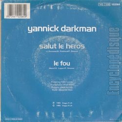 [Pochette de Salut le hros (Yannick DARKMAN) - verso]