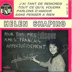 [Pochette de Helen SHAPIRO -  Parlons d’amour  (Les FRANCOPHILES)]
