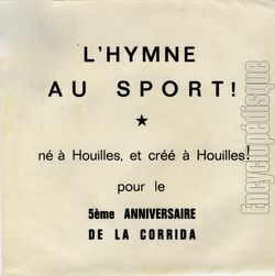 [Pochette de Hymne au sport (Ville de Houilles) (G. CHERVANT)]