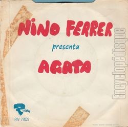 [Pochette de Agata (version italienne) (Nino FERRER) - verso]