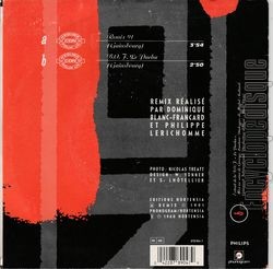 [Pochette de Requiem pour un con (remix 91) (Serge GAINSBOURG) - verso]