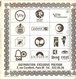 [Pochette de Les nouveaux exploits de Shaft (B.O.F.  Films ) - verso]