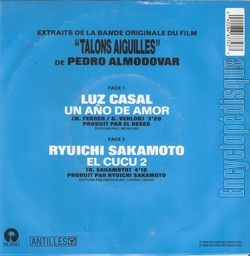 [Pochette de Talons aiguilles (B.O.F.  Films ) - verso]