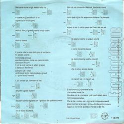 [Pochette de SE stiamo insieme (Riccardo COCCIANTE) - verso]