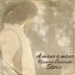 [Pochette de A mano a mano (Richard COCCIANTE) - verso]