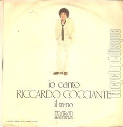 [Pochette de Io canto (Richard COCCIANTE) - verso]