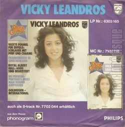 [Pochette de Weisst du woraus die trame sind (Vicky LEANDROS) - verso]