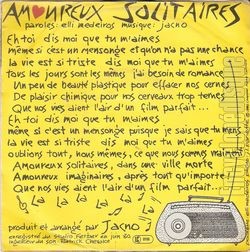 [Pochette de Amoureux solitaires (LIO) - verso]