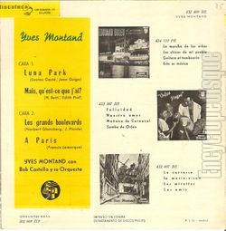 [Pochette de Luna Park (Yves MONTAND) - verso]
