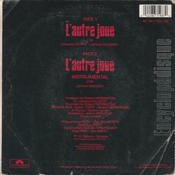 [Pochette de L’autre joue (LIO) - verso]