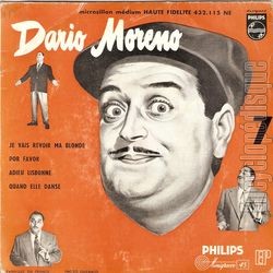 [Pochette de Je vais revoir ma blonde (Dario MORENO)]