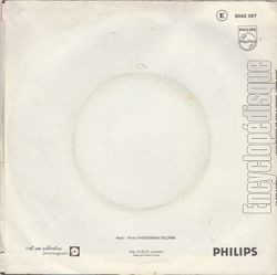 [Pochette de Malheur  celui qui blesse un enfant / Y’a des matins comme a (Enrico MACIAS) - verso]