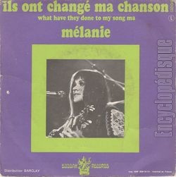 [Pochette de Ils ont chang ma chanson (MLANIE) - verso]