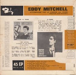 [Pochette de Ma matresse d’cole (Eddy MITCHELL) - verso]