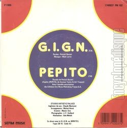 [Pochette de G.I.G.N. (Patrick SBASTIEN) - verso]