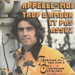 [Pochette de Appelle-moi (Franck OLIVIER) - verso]