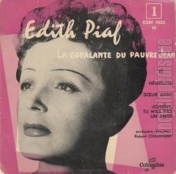[Pochette de La goualante du pauvre Jean (dith PIAF)]