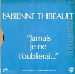[Pochette de L’me des potes (Fabienne THIBEAULT) - verso]