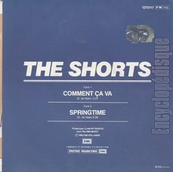 [Pochette de The SHORTS -  Comment a va  (Les FRANCOPHILES) - verso]