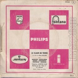 [Pochette de Le clair de terre (B.O.F.  Films ) - verso]