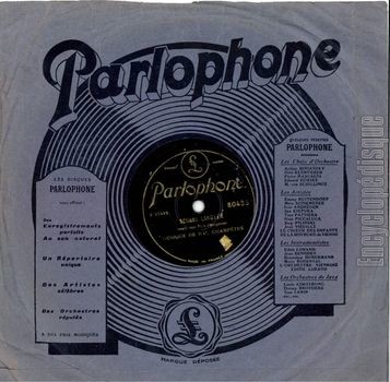 [Pochette de MUSIQUE DE BAL CHAMPTRE -  Sur la montagne / Schani landler  (78 tours  Parlophone )]