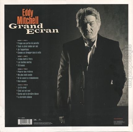 [Pochette de Grand cran (Eddy MITCHELL) - verso]