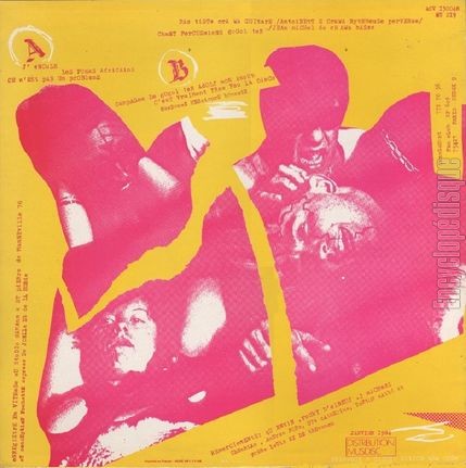 [Pochette de Vite avant la saisie (GOGOL (GOGOL 1er et la HORDE)) - verso]