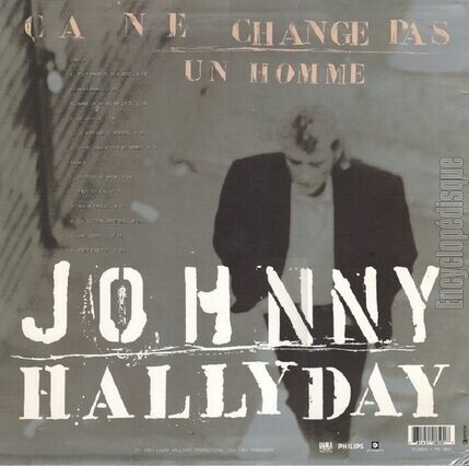 [Pochette de Ca ne change pas un homme (Johnny HALLYDAY) - verso]