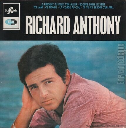 [Pochette de A prsent tu peux t’en aller - Ecoute dans le vent… (Richard ANTHONY)]