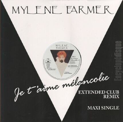 [Pochette de Je t’aime mlancolie (Mylne FARMER)]