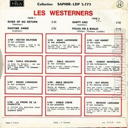 [Pochette de River of no return (Les WESTERNERS) - verso]
